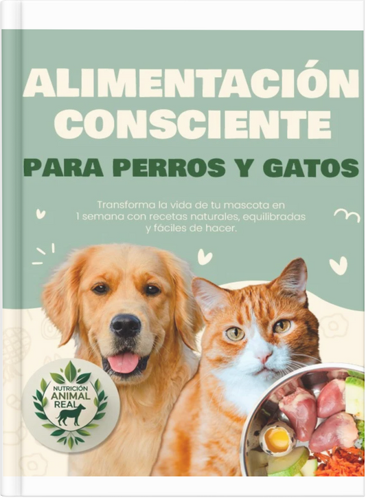 Guía Completa de Recetas Naturales para Perros y Gatos + 400 recetas + 15 Bonus  📖🐾🎁